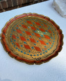 Italian Florentine Wooden Holidays Tray