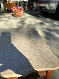 Wooden Coffee Table With Marble Top