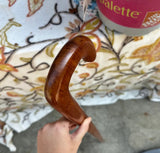 Hand Carved Wooden Sleek Style Cane