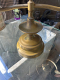 Vintage Brass Double Oil Lamp Style Table Lamp