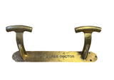 Large Brass First Class Doctor Hanger Coat Rack/Hat Rack