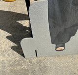 Oversized Wooden Painted Cutout of Cher