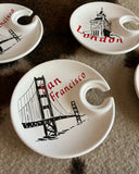 Collection of City Ceramic Plates- Set of 8