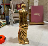 Small Gold Venus De Milo Ceramic Sculpture