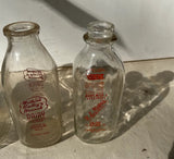 Collection of Vintage Milk Jars- Set of 4