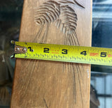 Wheat Hand Carved Wall Pocket
