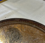 Pair of Large Etched Decorative Trays