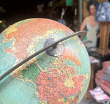 Streamlined Designed Wooden MCM Standing Globe