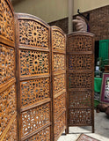 Hand Carved Wooden Large Screen/Room Divider