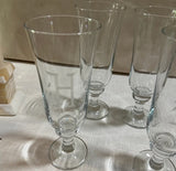 Collection of "H" Monogrammed Tall Glasses- Set of 4