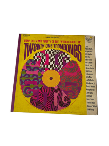Vintage "Twenty-One Trombones" Vinyl by Urbie Green