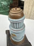Pair of Brass Oil Lamps, Eimer and Amend