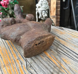 Small and Heavy Bronze Middle Finger Sculpture