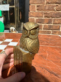 Vintage Brass Owl