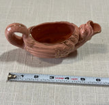 Lemon Gravy Pink Ceramic Boat