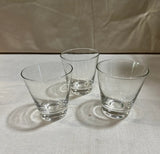 Trio of Simple Wide Rimmed Glasses