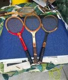 Vintage Trio of Wooden Wilson Tennis Rackets