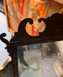 Mid Century Style Wooden Hand Carved Wall Mirror