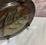 Pair of Silver Leaf Decorative Trays