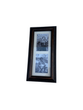 Skinny Double Picture Frame With Vintage Photos