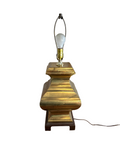 Large Vintage Brass Table Lamp