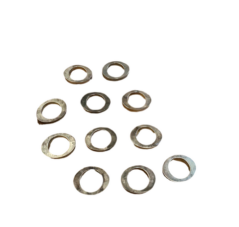 Collection of Heavy Silver Napkin Rings- Set of 11