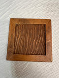 Hand Painted Italian Tile With Wall Hanging in Wooden Frame