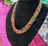 Multi-Colored Beaded Necklace