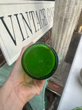 Vintage Mexican Yoli Green Glass Bottle