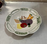 Large Ceramic Italian Style Pasta Serving Bowl