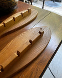 Pair of Wooden Fish Wall Hanging Hangers