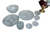 Instant Collection of Glass Serving Bowls and Trays- Set of 9