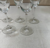 Collection of Simple Stemmed Shot Glasses- Set of 5
