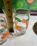 Collection of Orange Glasses- Set of 4