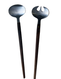 Mid-Century Modern Serving Utensils, Fork, and Spoon
