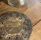 Instant Collection of Silver Lace Round Trivets- Set of 3