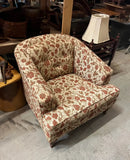 Pair of Mid-Century Floral Covered Chairs