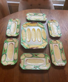 Collection of Ceramic Corn Serving Dishes- Set of 7