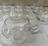 1970s Collection of Small Round Cups With Handles- Set of 10