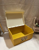 Vintage Kitsch Kitchen Plastic Bread Box With Floral Details