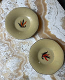 Pair of Small Ceramic Swedish Decorative Plates