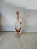 Pink Depression, Glass Petite Decanter