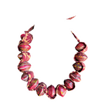 Vintage Beaded Necklace With Ribbon