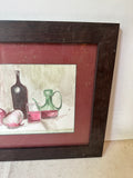 Wine and Onions Watercolor, Frames