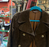 Vintage Brown Sweden Suede Women's Jacket