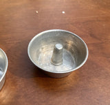 Pair of Miniature Silver Bundt Pans