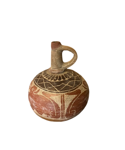 Vintage Handmade African Pottery Vase