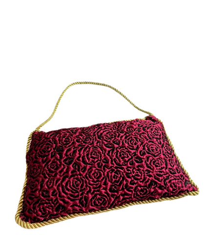 Guest Room Name Pillow With Rose Details