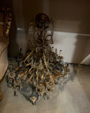 Grapes Pears Acanthus Leaf Large Italian Chandelier
