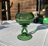 Viking Princess Flowerlite Emerald Glass Cup